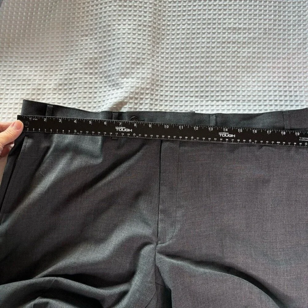 Lauren Ralph Lauren High Performance Wool Dress Pants Mens 40x32 Gray Flat Front